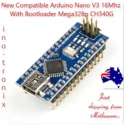 New Compatible Arduino Nano V3 16Mhz With Bootloader + USB cable.