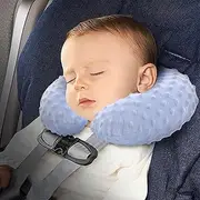 [XINCHIA] Inflatable Neck Pillow for Kids Baby Holiday Travel Neck Pillow Soft Baby Neck Support Pillow Comfortable and Light Neck Pillow Chin Support Pillow Head and Neck Support for Baby Travel Easy Storage
