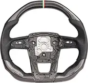 Compatible With Lamborghini Urus Steering Wheel Carbon Fiber Italy Leather Sport Wheel 2018 Model Steering Wheel(CLA-Class W117 12-19A)