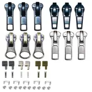 Zipper Repair Kit 5 Slider with Slider Metal Zipper Fixing Box Zipper7004