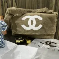 在飛比找PopChill優惠-[二手] Chanel 毛巾布/緞面內裡 包