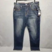 New True Religion Jeans Mens 34x30 (Actual 36×30) Geno Relaxed Slim No Flap