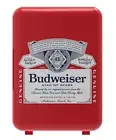 CURTIS Budweiser MIS135BUD, Mini Portable Compact Personal Fridge Cooler, 4 L...