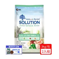 在飛比找ETMall東森購物網優惠-SOLUTION耐吉斯-無穀全齡貓化毛配方 6.6lbs(3