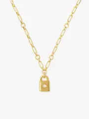 lock and spade pendant