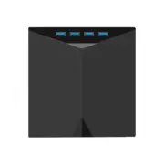 7 Port External DVD Drive USB 3.0 Type C ROM Burners Rewriter with USB Ports