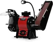 Baumr-AG Bench Grinder and Belt Sander Combo, 150mm Grinding Disc, 50 x 686mm Linisher, Brushless Motor, Worklight