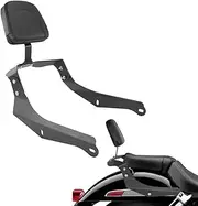 Xitomer Passenger Sissy Bar Rear Backrest Fit for Shadow Spirit VT750C2 2007-2014, Phantom VT750C2B 2010-2017 Passenger Backrest Motorcycle Rear Passenger Seat