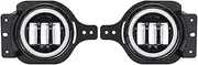 ALAGPNPMZH 4inch Led Fog Light LED Fog Lamp with Halo for Jeep 2006-2010 PT for Cruiser Pair Lamp Assembly(with Halo 1set)
