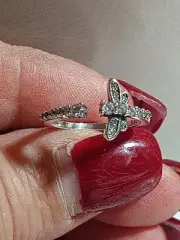 Pandora Authentic Brand New Sterling Silver Dreamy Dragonfly Open Ring Size 7