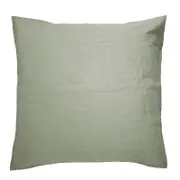 Bambury Home Living Decorative Linen Euro Pillowcase Pebble Woven 65 x 65cm