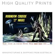 Robinson Crusoe on Mars HQ Poster Pick your size A4/A3/A2 & 90x60 cm