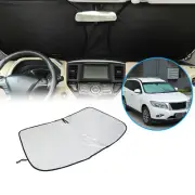 Front Windshield Sunshade Foldable UV Sunvisors For Nissan Pathfinder 2013-2018