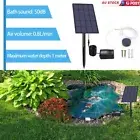 Solar Powered Oxygenator for Outdoor Pond Fish Tank Aerator Air Pump Oxygen xz
