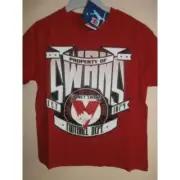 Sydney Swans Official AFL Team Colours & Logo Youth Kids Supporter T-Shirt Tee