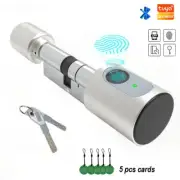 APP Fingerprint Lock Euro Cylinder Door Lock RFID Card Bluetooth Digital Keyless