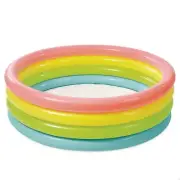 INTEX 56441NP Sunset Glow Baby Pool 168X46Cm Inflatable Pool 4-Ring For Kids