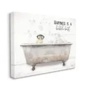 Happiness is a Bubble Bath Quote Bathroom Tub Chick, Designed by Lori Deiter ...