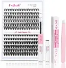DIY Lash Extension Kit Lash Bond and Seal Cluster Lashes D Curl 240 Pcs with ...