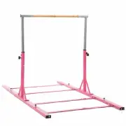 Advanced Gymnastic Horizontal Bar Long Base Adjustable Height Kip Bar