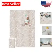 Premium BPA-Free Soft Foam Play Mat for Babies - 5.6 x 4 ft, Easy Clean Design