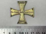 PRUSSIA - LANDWEHR MUTZE CROSS - German Prussian Landwehr hat cross badge 1813