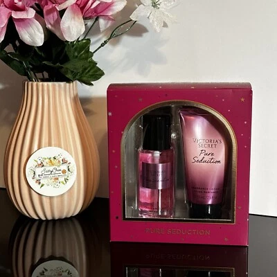 Victoria's Secret Pure Seduction Gift Set Mist & Lotion Travel Set