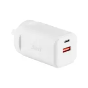 3sixT Wall Charger GaN 45W USB-C PD + 2.4A - White
