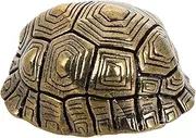 GETAJGHSD Brass Turtle Shell Keychain Pendant Unique Retro Charm for Keys Bags and Backpacks Creative Decorative Pendant with Sound Thoughtful present Idea for Personal Style