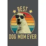 BEST DOG MOM EVER: IRISH WOLFHOUND LINED JOURNAL NOTEBOOK