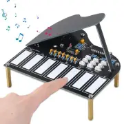 DIY Electronic Piano Soldering Practice Kit, 7 Keys Mini Musical Instrument S...