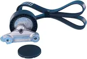 Timing Chain Tensioner Fit For Golf Polo Fit For Jetta Fit For Santana 04E 145 299J 6PK989 04E 260 849 Alternator Belt Tensioner Repair Kit Belt Tensioner Pulley