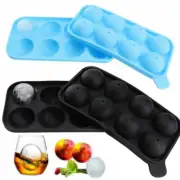 Ice Cube Trays Mold Silicone Sphere Ice Ball Maker with Lid for Whiskey Cocktail