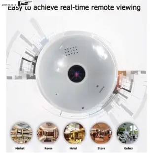 Panoramic Camera 360 Degree LED Light Bulb Wifi CCTV IP moni