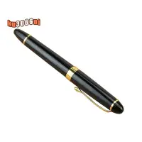 在飛比找蝦皮購物優惠-金豪 X450 鋼筆黑色中號筆尖金色裝飾鋼筆