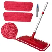 Floor Mop for Cleaning Hardwood Daily Easy Cleaning Dust Mops 01Mop with 2 Pads