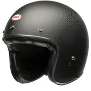 Custom 500 Carbon Solid Matte Black Jet Helmet