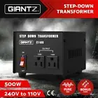 Giantz 500W 240V TO 110V Step Down Stepdown Transformer Voltage Converter AU-US