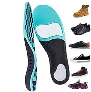 [Generic] Arch Support Shoe Inserts,Shock Absorption Inserts for Shoes - Arch Support Insoles for Men Women, Comfort Feet Inserts Work Boot Insoles