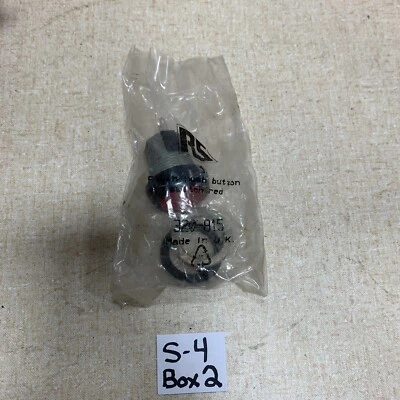 Rs 320-815 Flush Push Button Switch Red New In Factory Sealed Bag