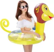 BCOATH 1Pc Lounge Raft Tube Pool Tube Raft Inflatable Water Floats Animal Hea...