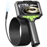 QzkBoeo 1080P Borescope Inspection Camera, Industrial Endoscope with Light, 4...