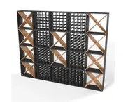 700 Bottles Wine Rack Set - Interior Natural Pine