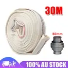 30m Fire Hose 2 inch Lay Flat Canvas Lining With C Storz Coupling Fitting Pipes
