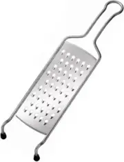 R??sle Stainless Steel Coarse Grater, Wire Handle, 15.9-inch