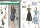 2 RETRO SEWING PATTERNS 1950s styles Vogue & Simplicity NEW & UNCUT