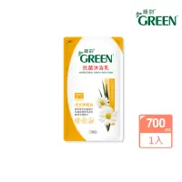 在飛比找momo購物網優惠-【Green 綠的】抗菌沐浴乳補充包-洋甘菊精油(700ml