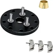rockible Clutch Flywheel Set for 1/10 Scale Performance Vehicles, Black