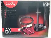Cudy AX3000 WiFi 6 PCIe Card, Bluetooth 5.0 PCIe Adapter, AX200 Inside, 2402Mbps