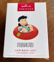 2024 Hallmark The Peanuts Gang Laid Back Lucy in Float Christmas Tree Ornament